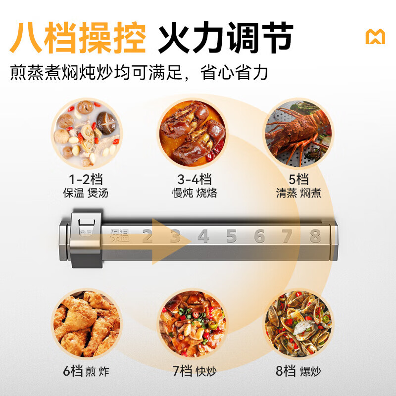 麥大廚大型大炒爐電灶臺(tái)升級款25KW單頭工廠食堂商用大炒鍋